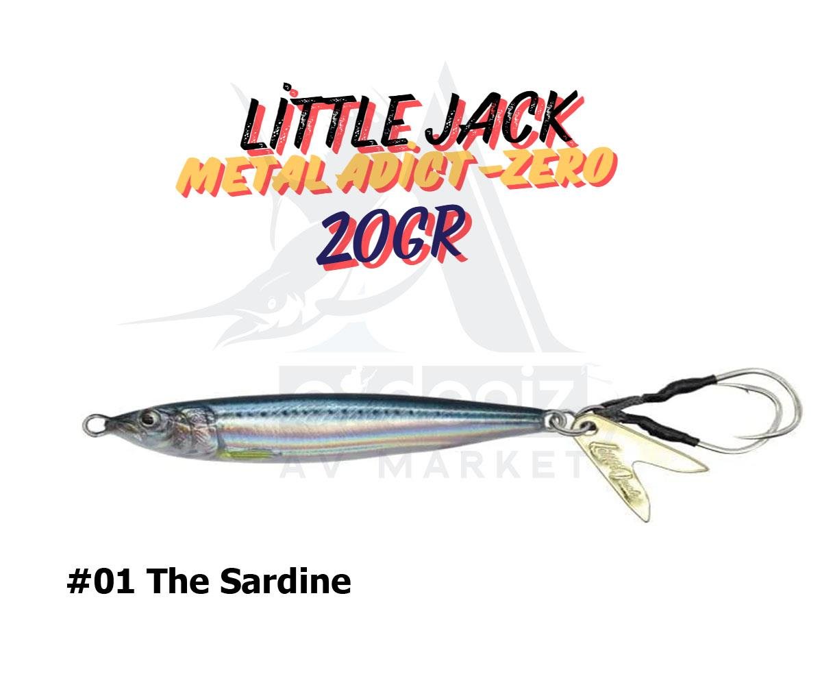Little Jack Metal Adict-ZERO 20 gr Jig Yem #01 The SardineLİTTLE JACK