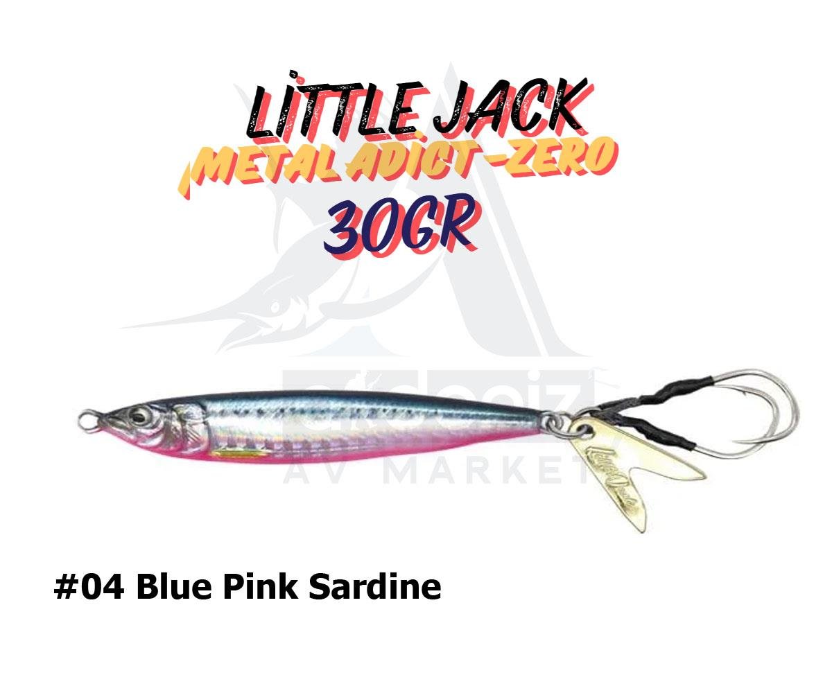 Little Jack Metal Adict-ZERO 30 gr Jig Yem #04 Blue Pink SardineLİTTLE JACK