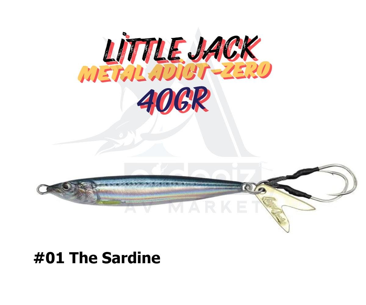 Little Jack Metal Adict-ZERO 40 gr Jig Yem #01 The SardineLİTTLE JACK
