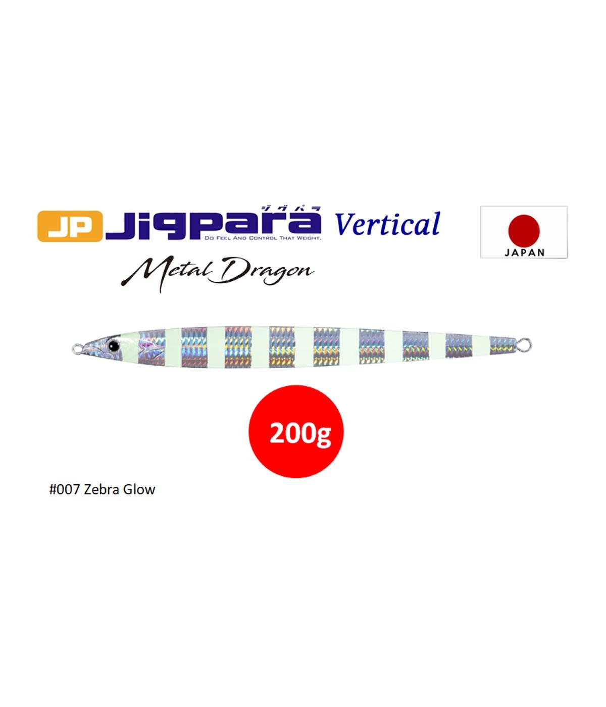 Major Craft MC Metal Dragon Jig MDGN-200 gr #007 Zebra GlowMAJOR CRAFT