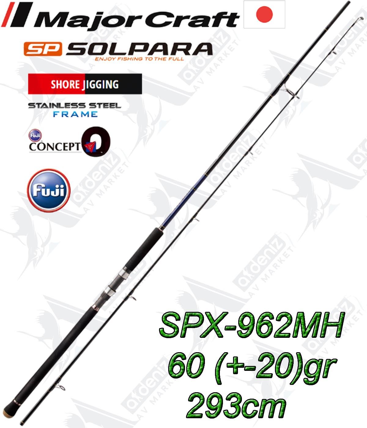 Major Craft Solpara New Shore Jigging Kamış SPX-962MH 293cm 60 (+-20)grMAJOR CRAFT