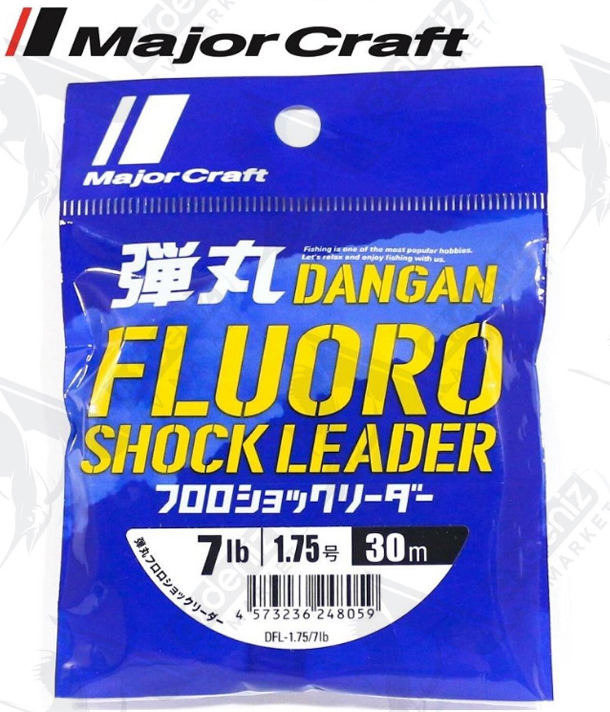 MC Major Craft Dangan Fluoro Shock Leader DFL 0.220mm 7Lb (4.05kg) Pe#1.75 30mtMAJOR CRAFT