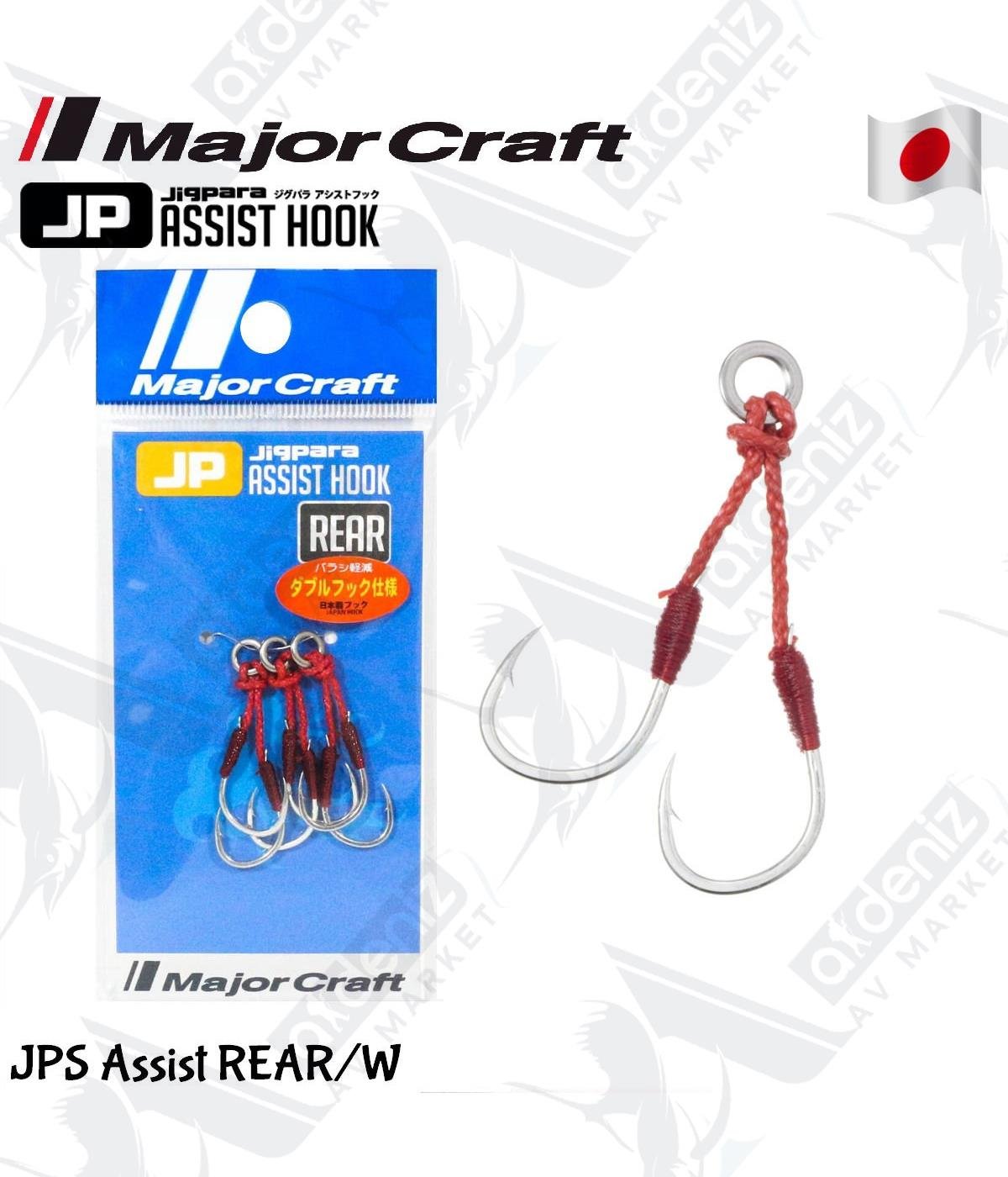 MC Major Craft Jigpara JPS REAR W Double Asist İğne 3'lü PaketMAJOR CRAFT