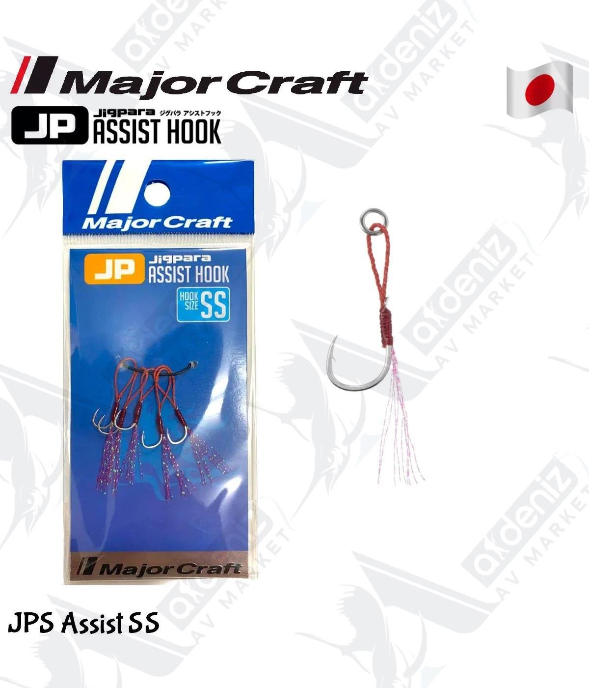 MC Major Craft Jigpara JPS Single Asist İğne 5'li Paket #SSMAJOR CRAFT
