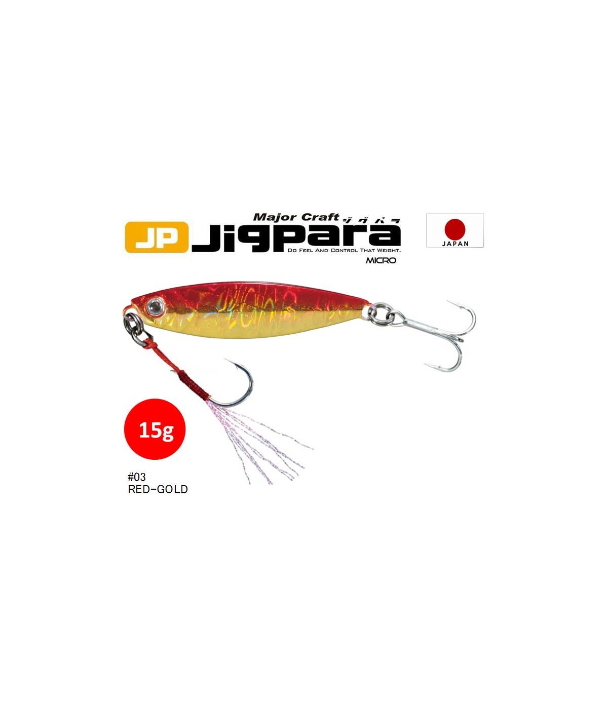 MC Major Craft Jigpara Micro JPM-15 Jig Sahte Yem 15 gr #Red Gold 03MAJOR CRAFT