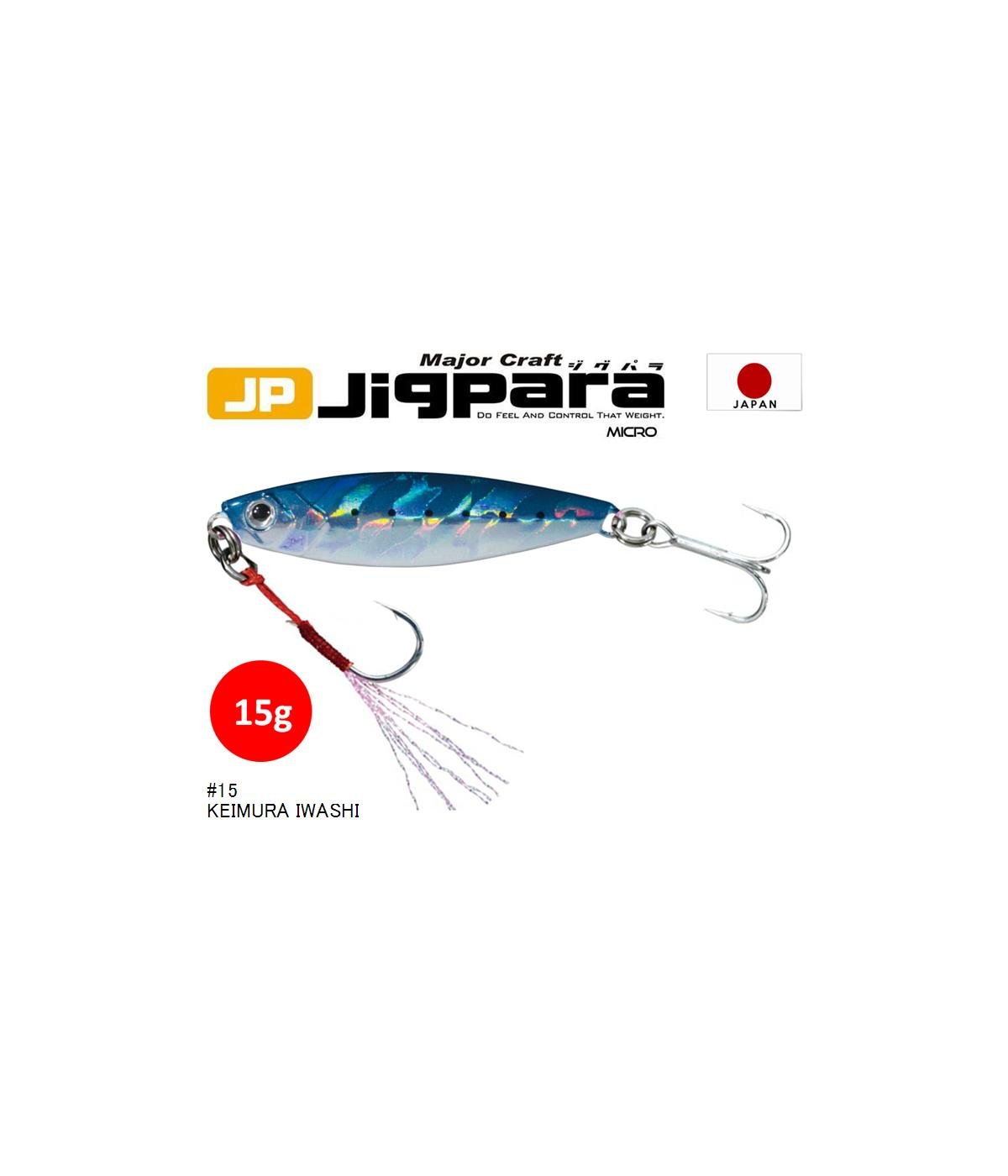 MC Major Craft Jigpara Micro JPM-15 Jig Sahte Yem 15 gr #Keımura UV İwashı 15MAJOR CRAFT