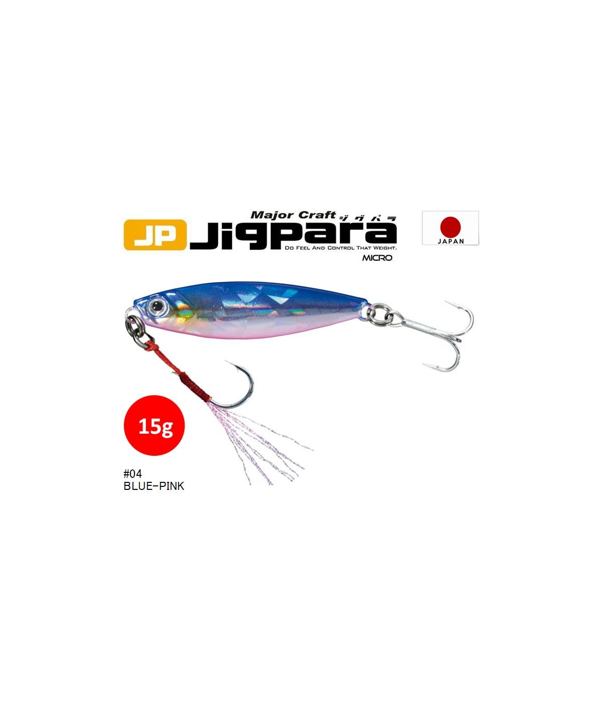 MC Major Craft Jigpara Micro JPM-15 Jig Sahte Yem 15 gr #Blue Pink 04MAJOR CRAFT