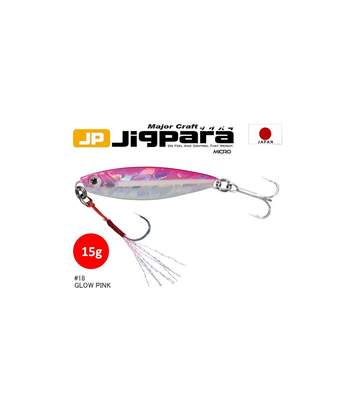MC Major Craft Jigpara Micro JPM-15 Jig Sahte Yem 15 gr #Pink Glow 18MAJOR CRAFT