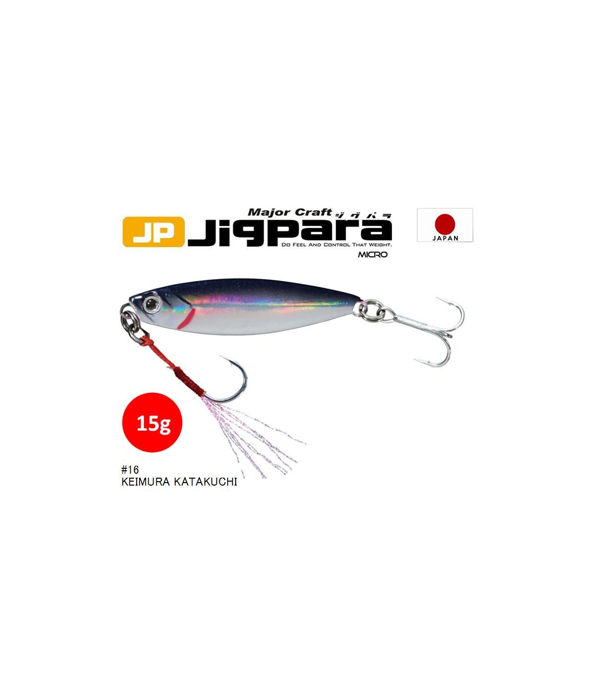 MC Major Craft Jigpara Micro JPM-15 Jig Sahte Yem 15 gr #Keımura UV Katakuchi 16MAJOR CRAFT