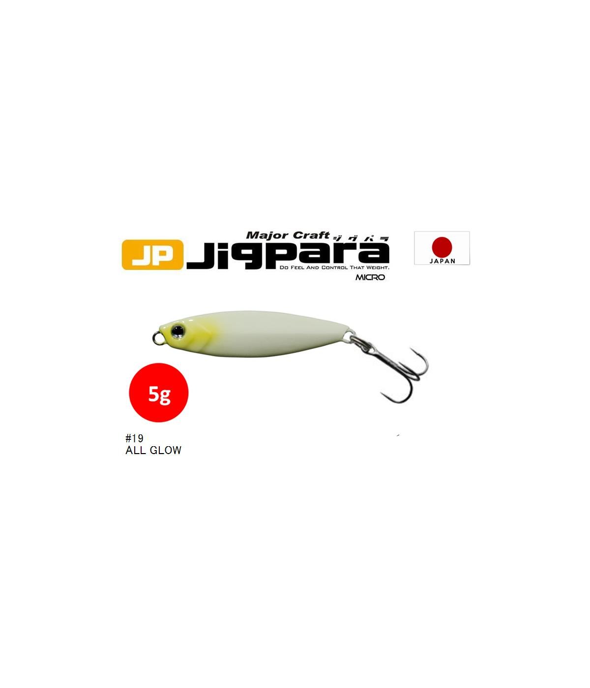 MC Major Craft Jigpara Micro JPM-5 Jig Sahte Yem 5 gr #All Glow 19MAJOR CRAFT