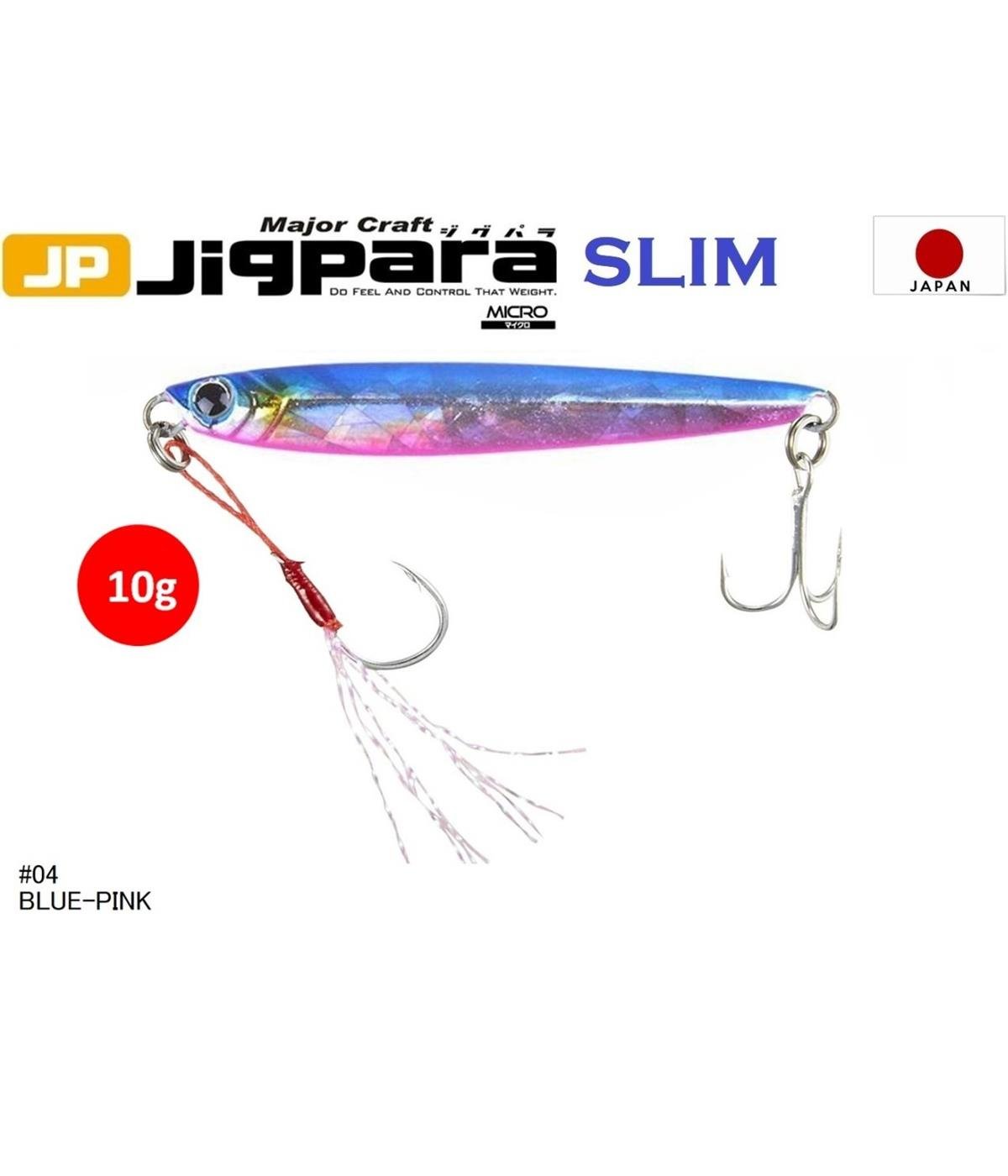 MC Major Craft Jigpara Micro Slim JPMSL-10 Jig Sahte Yem 10 gr #Blue Pink 4MAJOR CRAFT