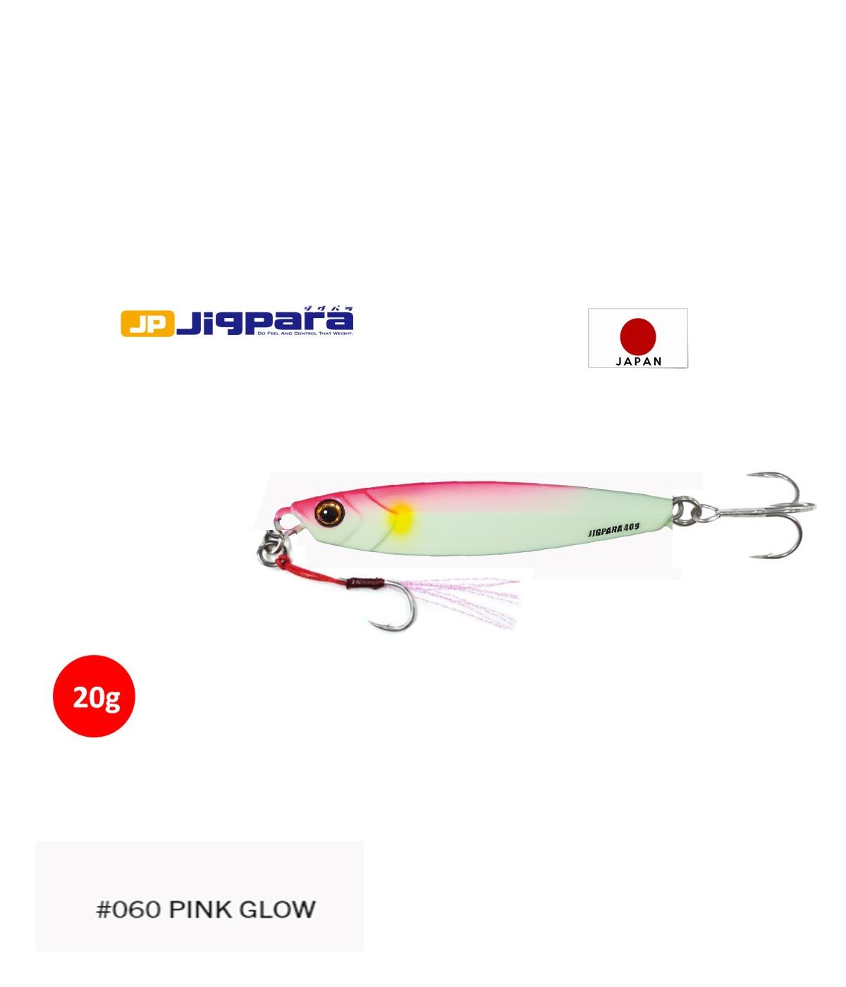 MC Major Craft Jigpara Short JPS-20 Metal Jig Yem 20 gr #Pink Glow 60MAJOR CRAFT