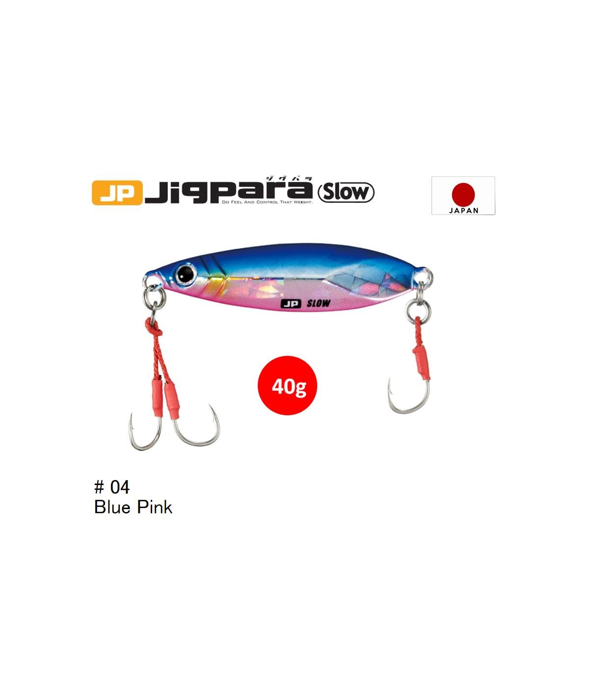MC Major Craft Jigpara Slow JPSlow-40 Metal Jig Yem 40 gr #Blue Pink 04MAJOR CRAFT