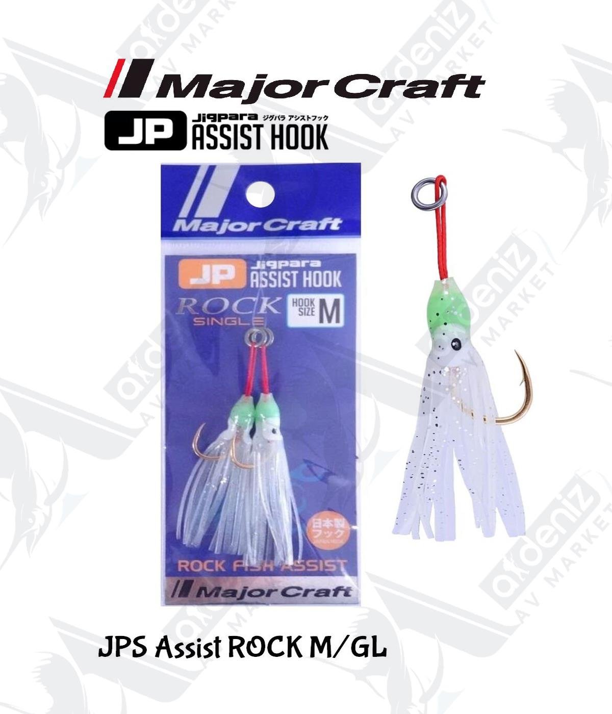 MC Major Craft Rock JPS Single Asist İğne 2'li Paket #M/GlowMAJOR CRAFT