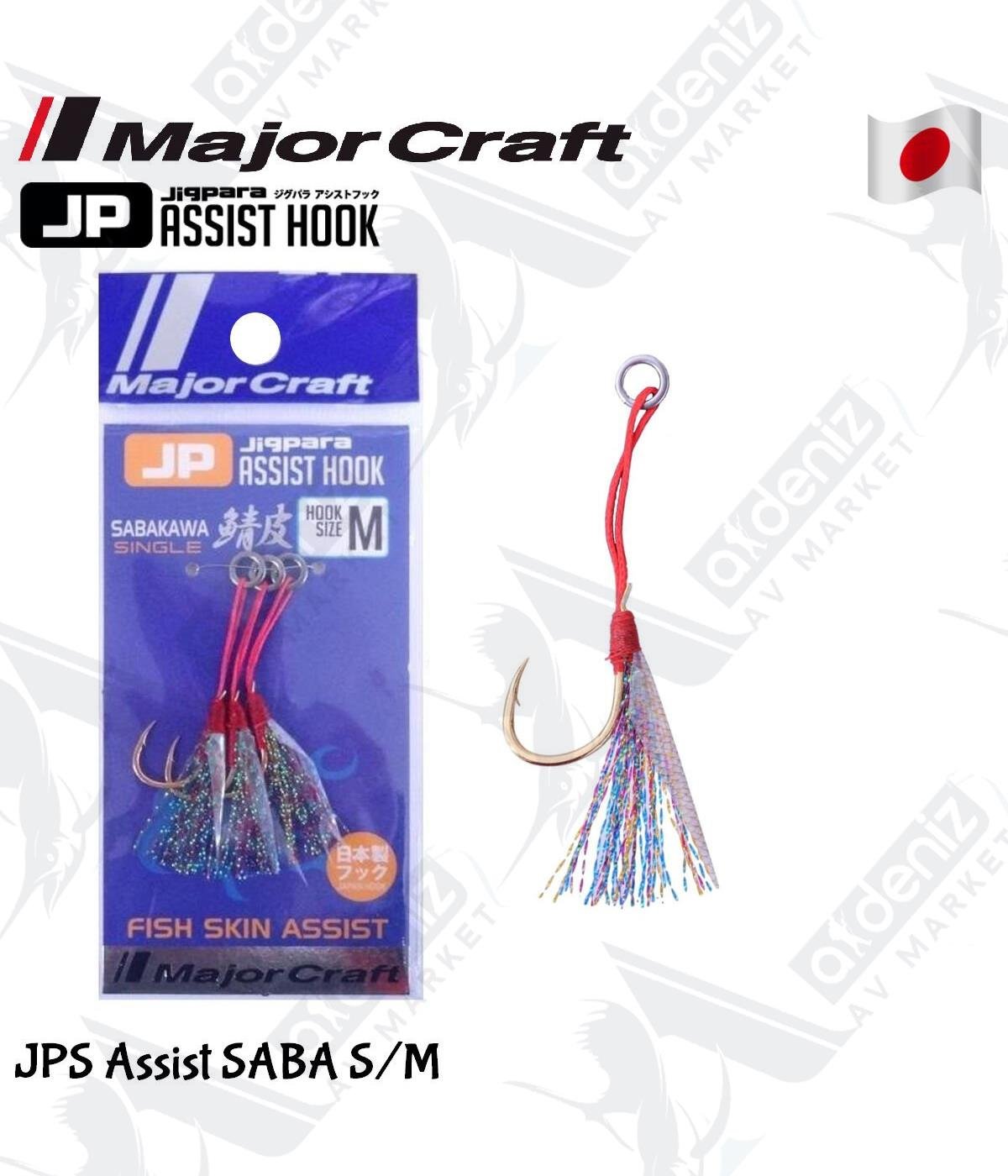 MC Major Craft Saba JPS Single Asist İğne 3'lü Paket #S/MMAJOR CRAFT