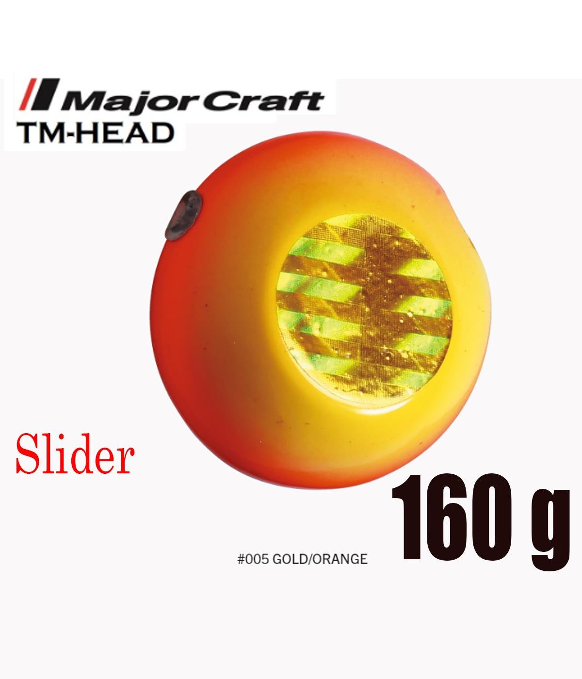 MC Major Craft TM-Head Slider 160g #05 Gold OrangeMAJOR CRAFT
