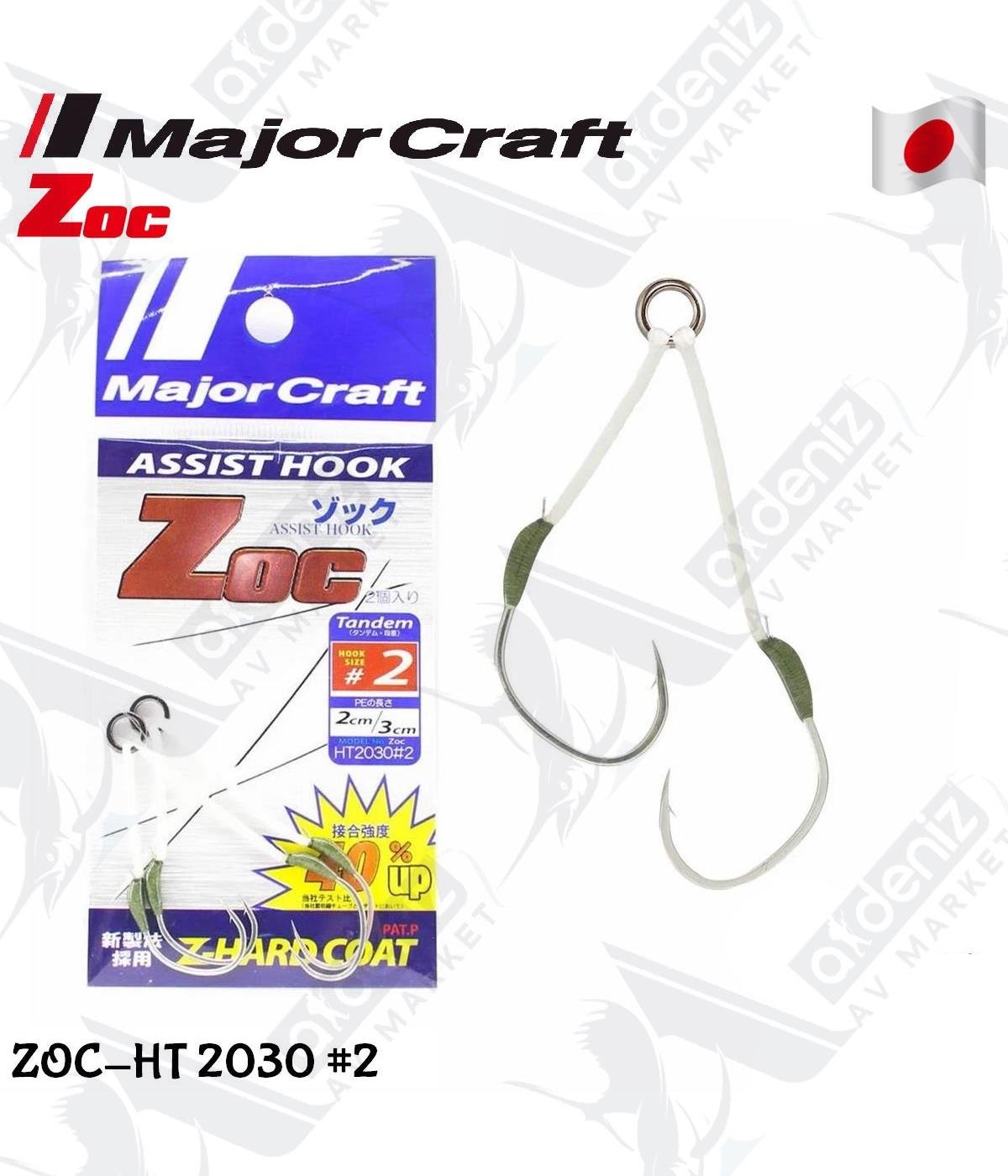 MC Major Craft ZOC-HT-2030 Çiftli Asist İğne #2MAJOR CRAFT