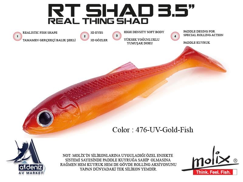 Molix RT Real Thing Shad 3.5