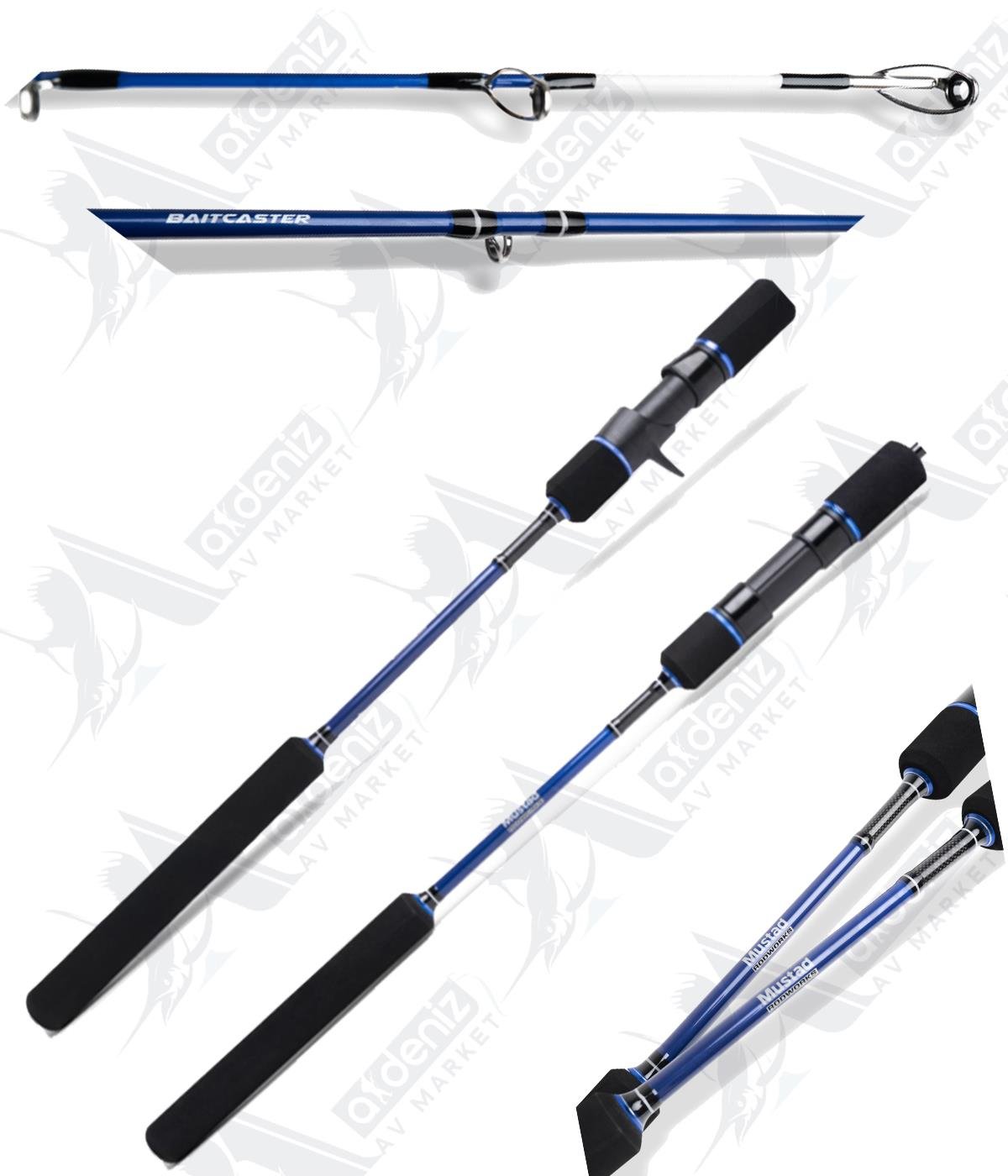 Mustad Slow Bouncer Slow Jigging Max-400gr Baitcaster-MH 6'0'' 180 Cm (Tetikli) Tek Parça Jig Olta KamışıMUSTAD