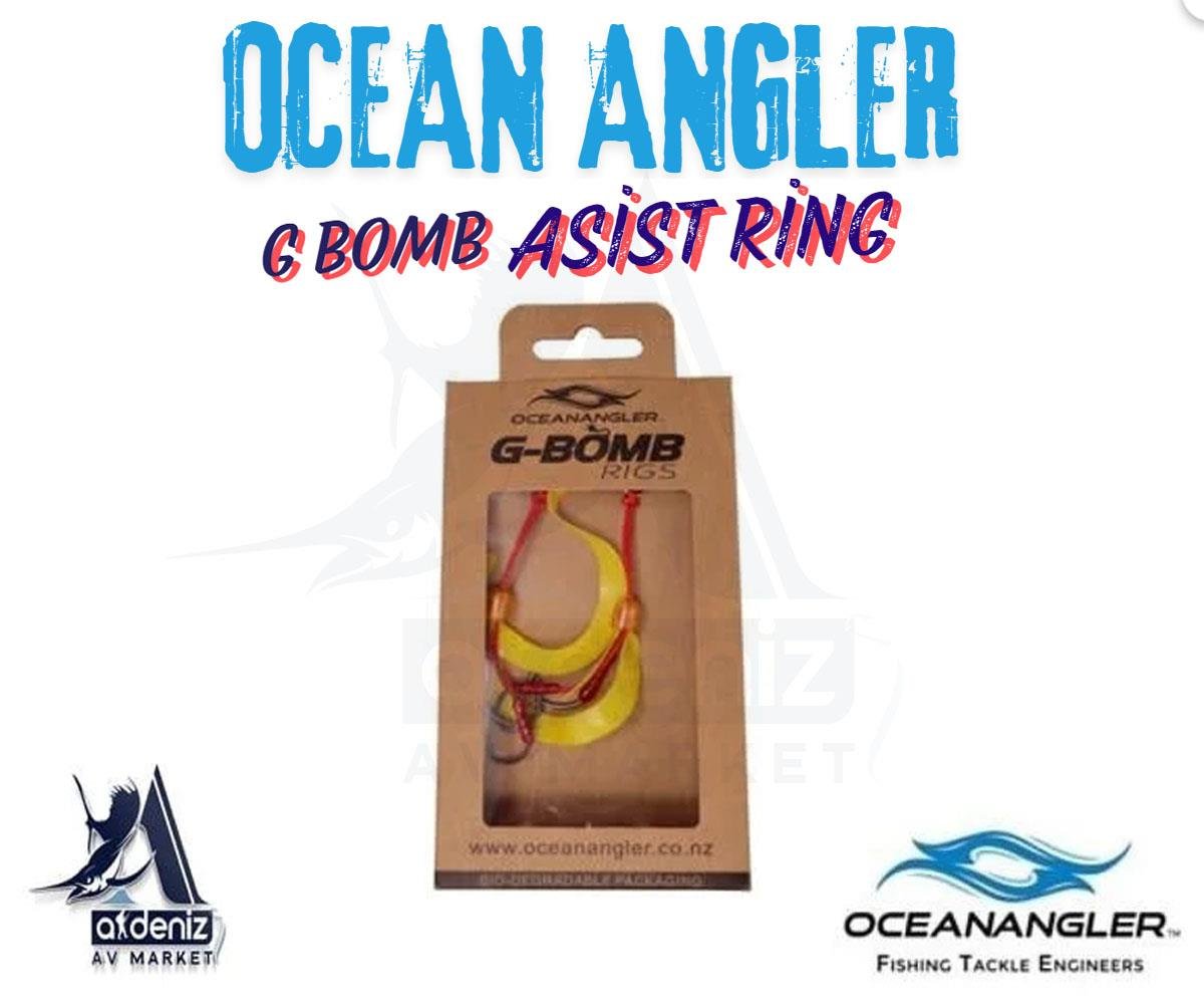 Ocean Angler G-Bomb Assist Ring Twin Pack Yellow 2/pkOCEAN ANGLER