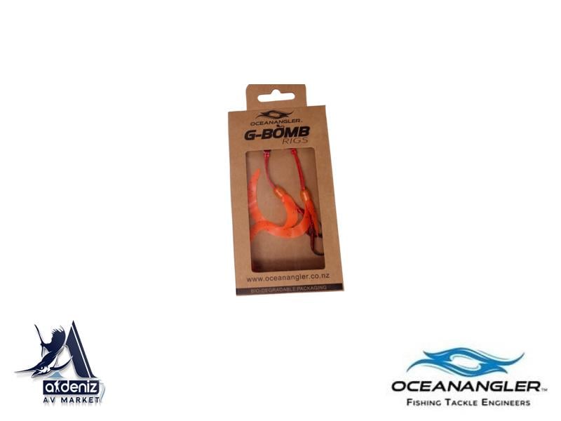 Ocean Angler G-Bomb Assist Ring Twin Pack Orange 2/pk