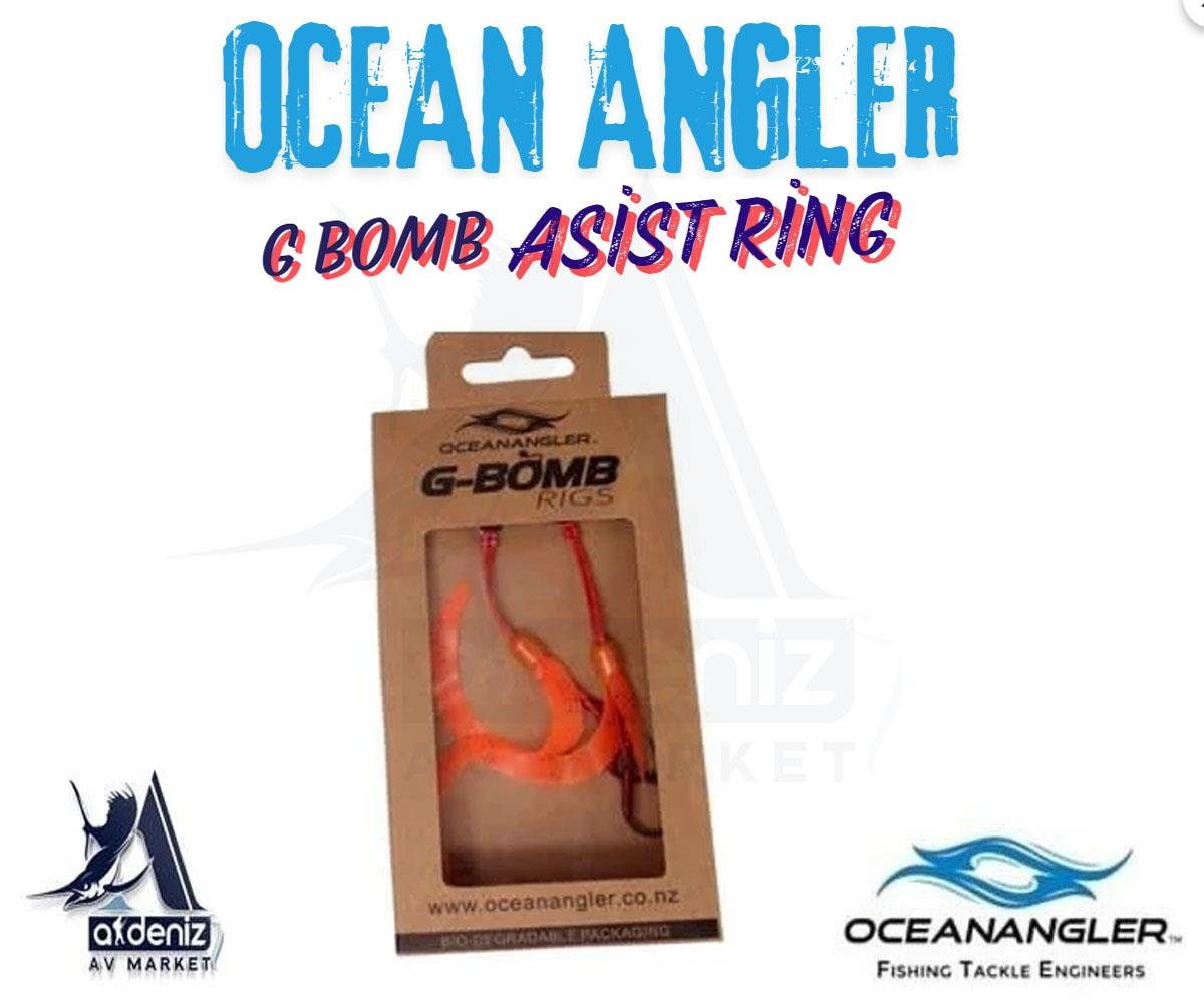 Ocean Angler G-Bomb Assist Ring Twin Pack Orange 2/pkOCEAN ANGLER