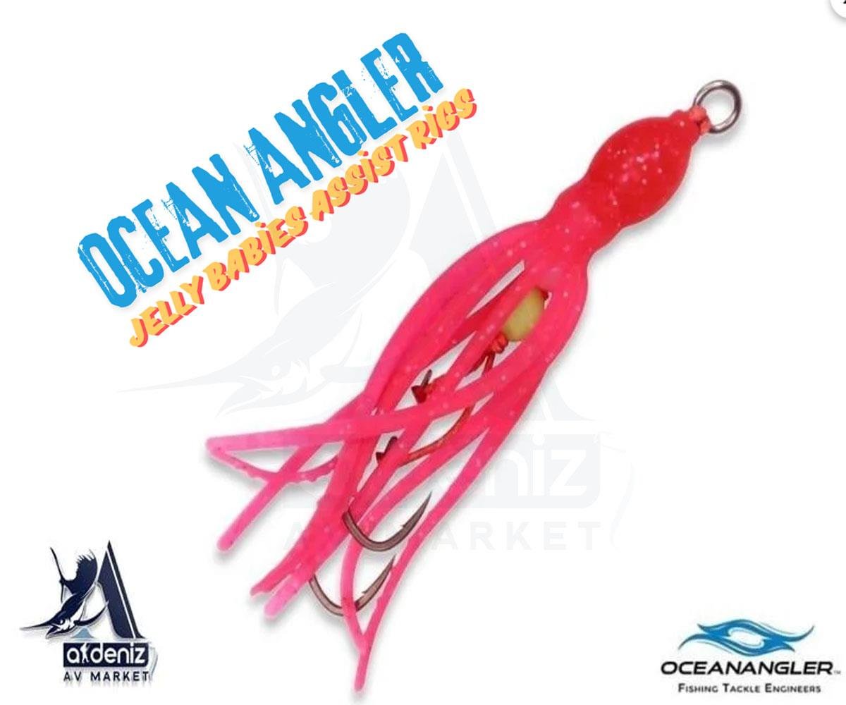 Ocean Angler Jelly Babies Assist Rigs Twin Hook Packs Size:4.5