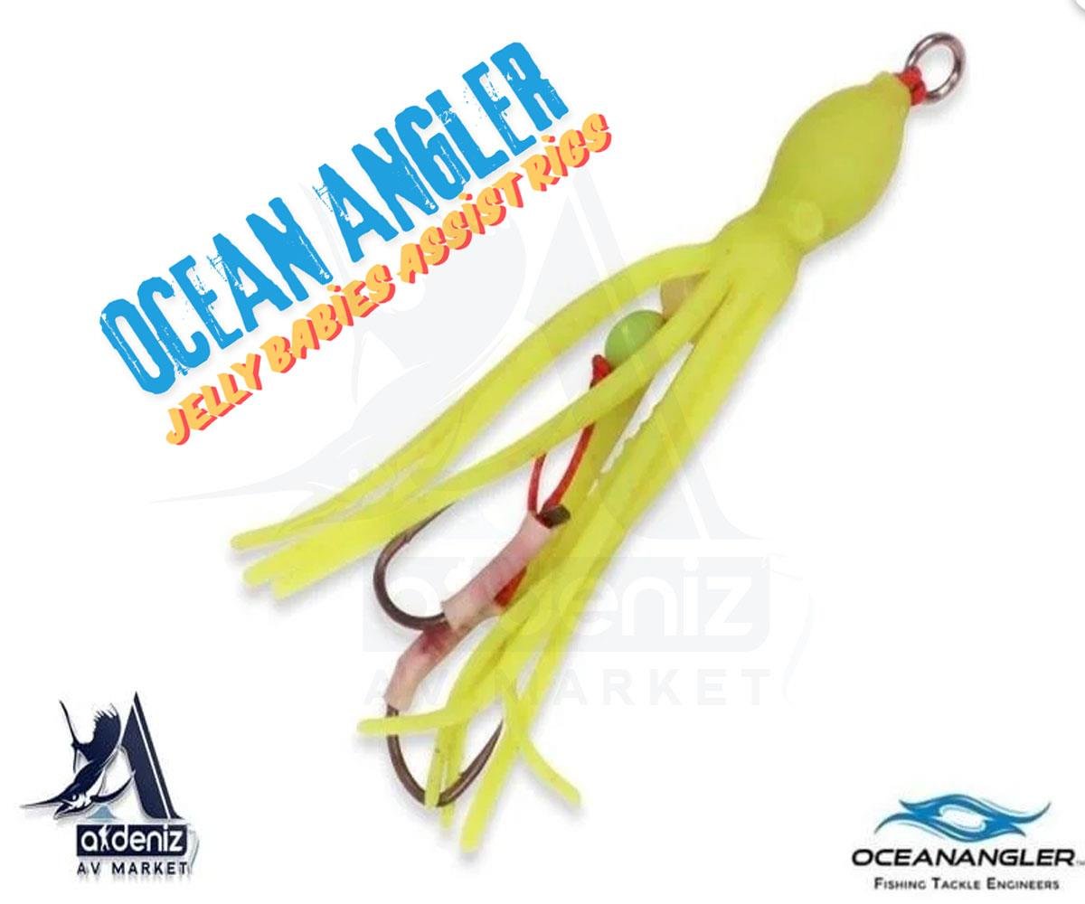 Ocean Angler Jelly Babies Assist Rigs Twin Hook Packs Size:4.5