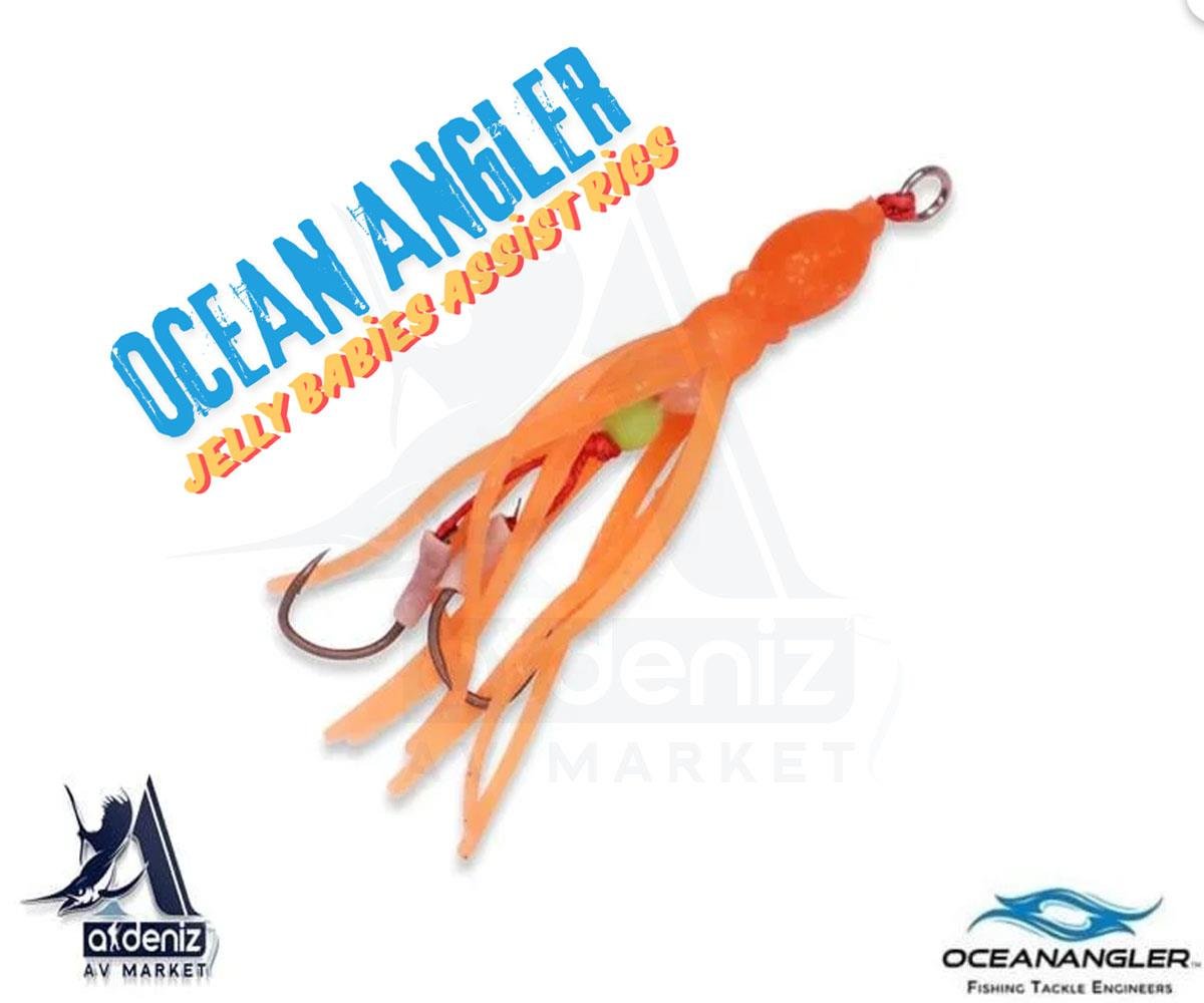 Ocean Angler Jelly Babies Assist Rigs Twin Hook Packs Size:4.5