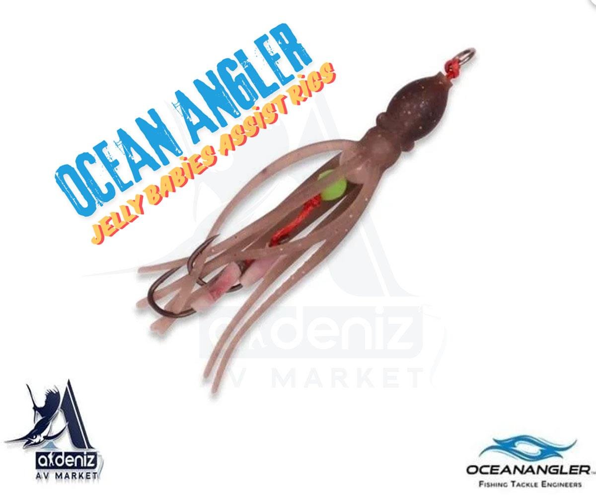 Ocean Angler Jelly Babies Assist Rigs Twin Hook Packs Size:4.5