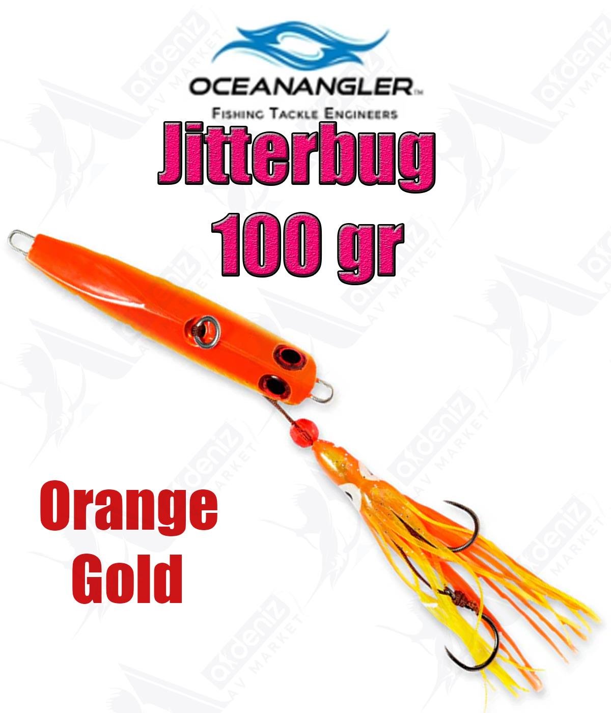 Ocean Angler Jitterbug 100 Gr İnchiku Jig Suni Yem #Orange/GoldOCEAN ANGLER