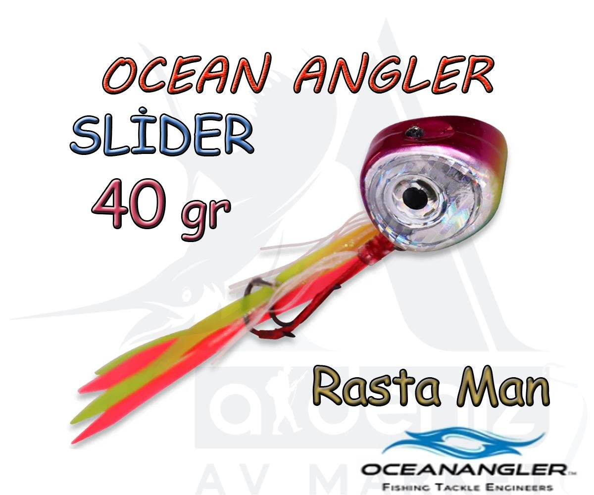 Ocean Angler Slider Kabura 40 Gr #Rasta ManOCEAN ANGLER