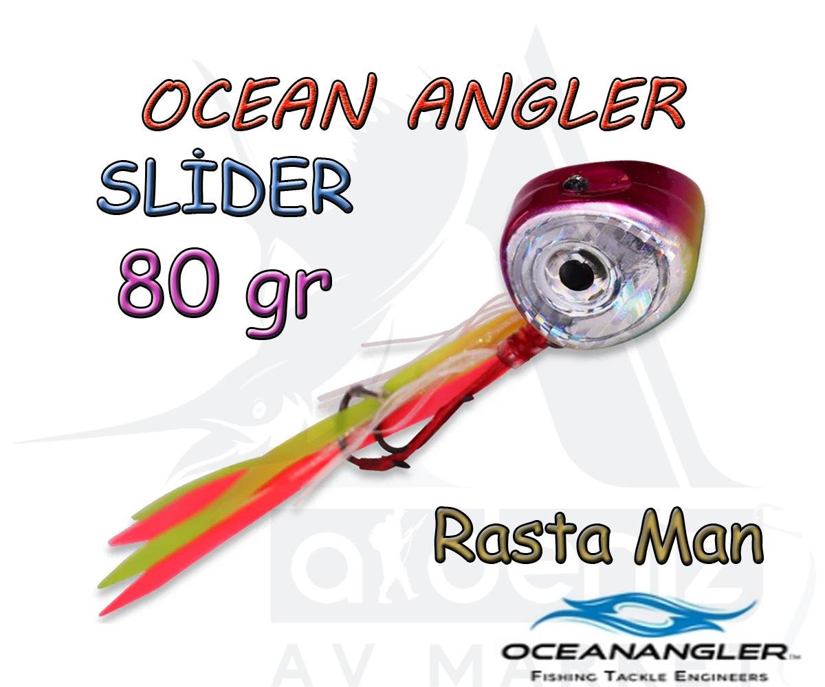 Ocean Angler Slider Kabura 80 Gr #Rasta ManOCEAN ANGLER