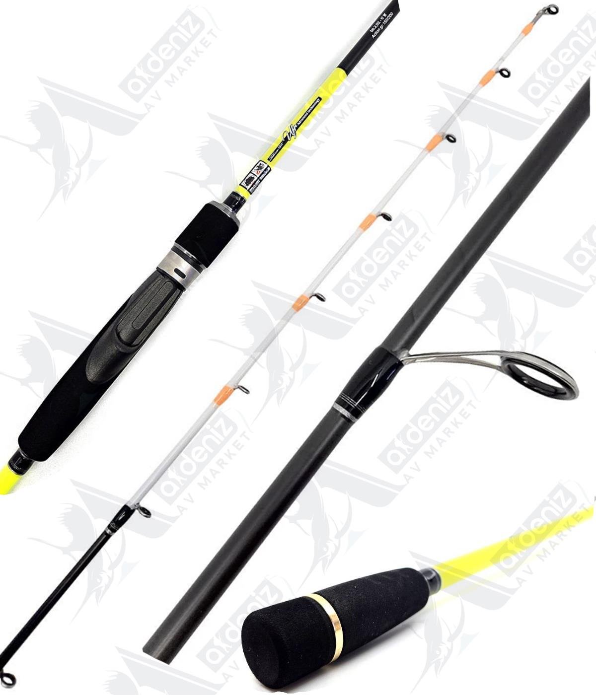Okuma Orata Squid Spin 6' 8'' 202 Cm 150-200Gr 2 Parça Tekne Olta KamışıOKUMA