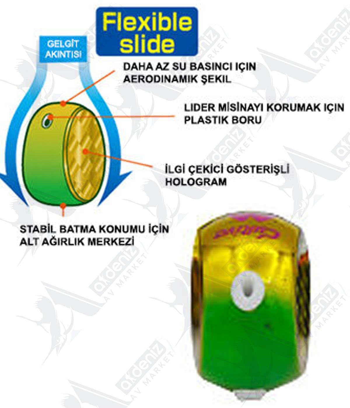 Owner Cultiva Tai Rubber Slider Kafa 31967 Change Up Head 100gr #14 Red GoldCULTİVA
