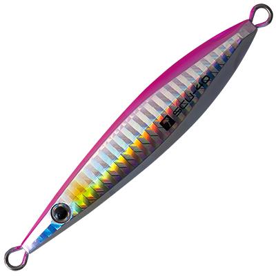 PALMS Slow Blatt Cast UP Jig 60gr 10.2cm Jig Yem Color: H-528 Pink BackglowPALMS