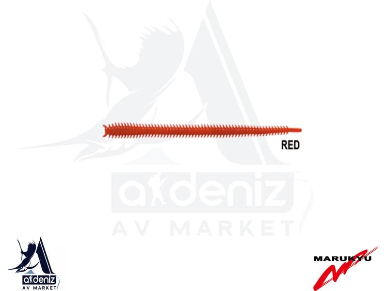 POWER İsome L (Large) Lrf Silikon Kurt Yem 11cm 15pcs #Red