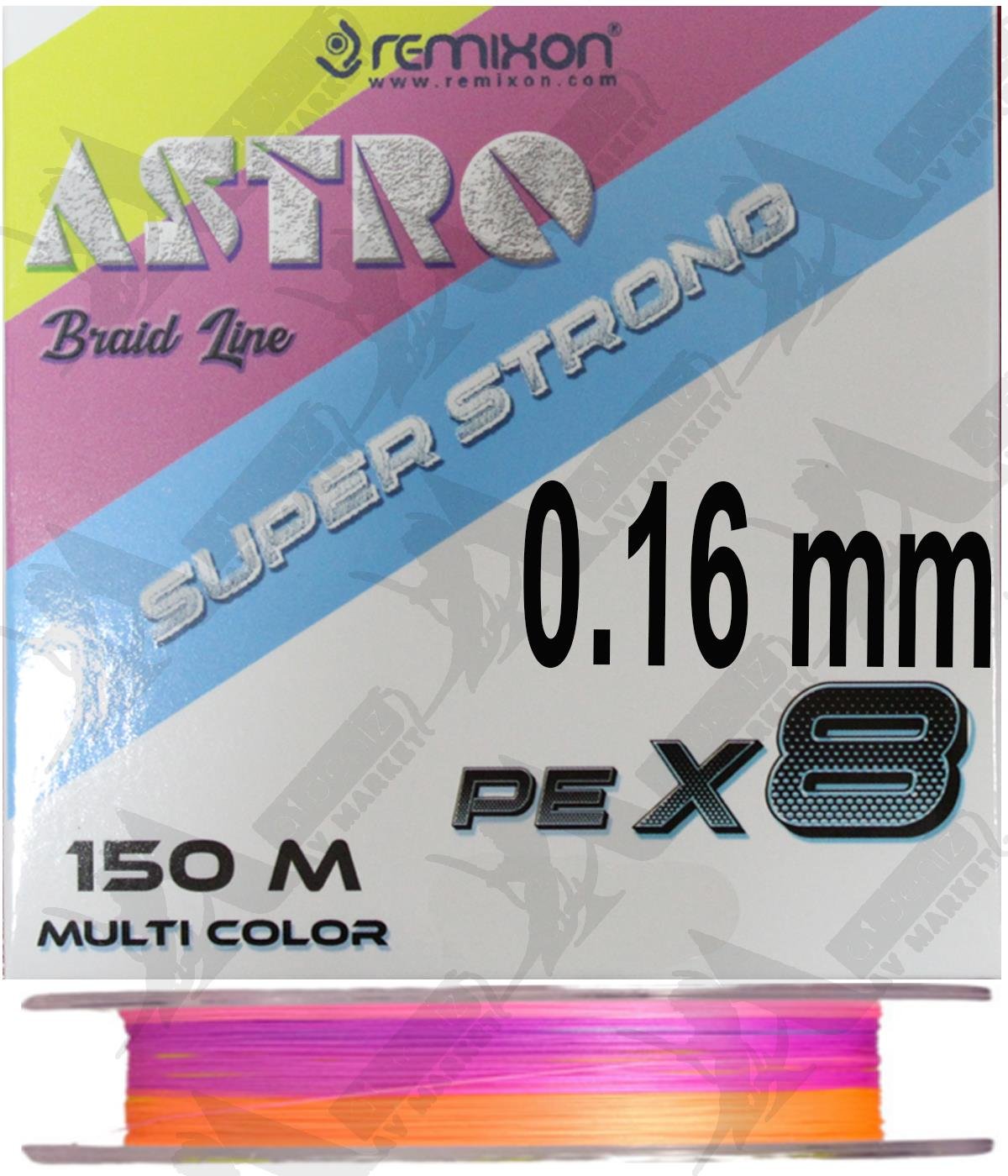 Remixon Astro 8x 0.16 mm 150mt Multi Color İp MisinaREMİXON