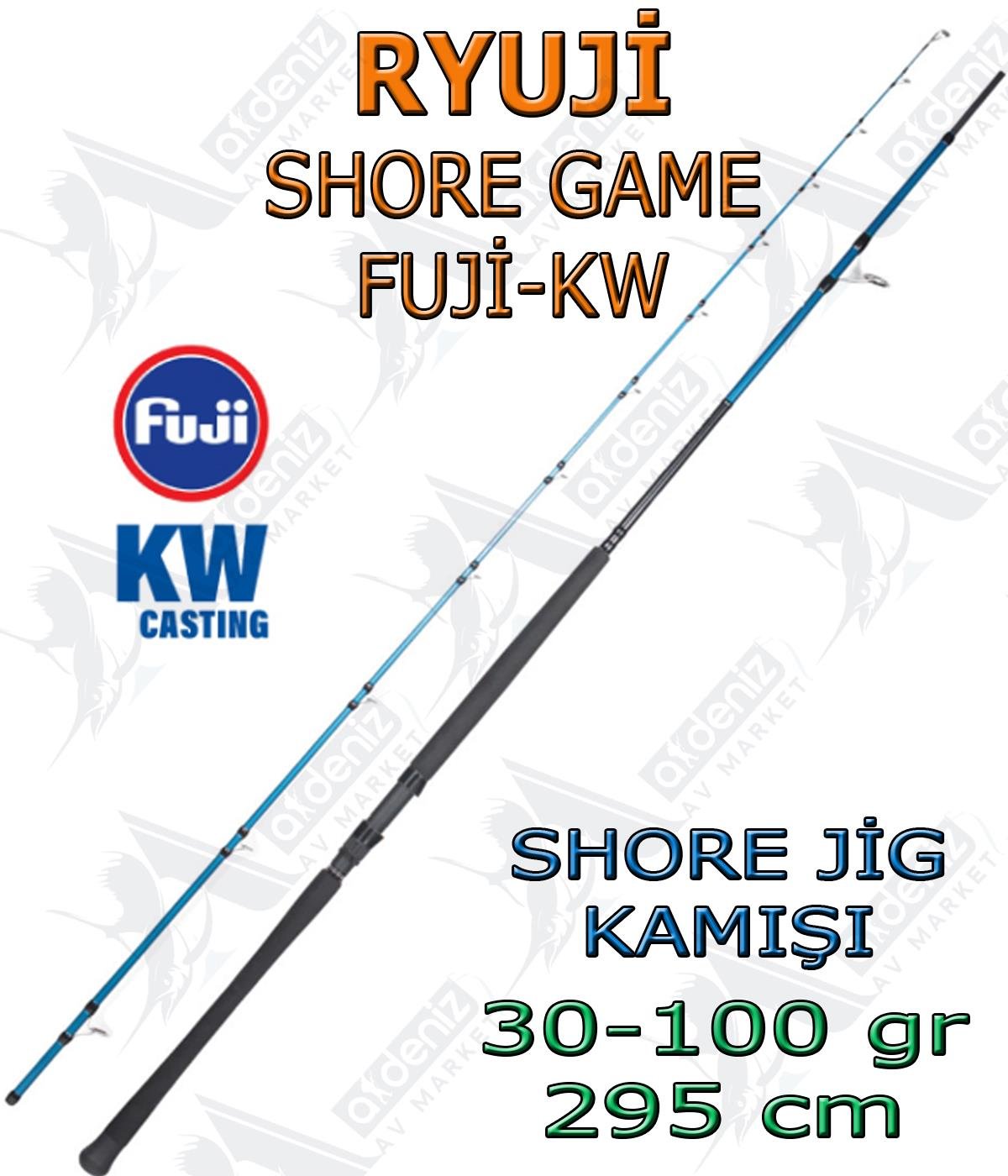 Ryuji Shore Game Fuji KW 30-100 Gr 2.95mt (2 Parça) Shore Jigging KamışıRYUJİ