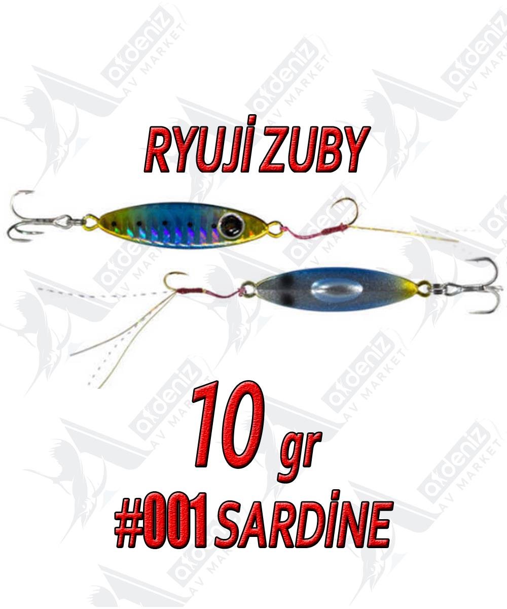 Ryuji Zuby 38mm 10gr LRF Jig Sahte Metal Yem #1 SardineRYUJİ