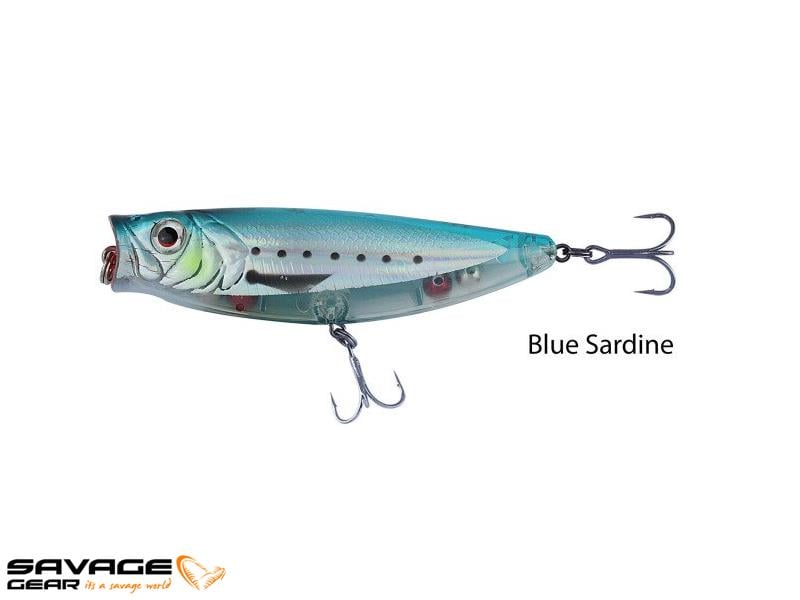 Savage gear 3D Minnow Pop Walker55 5,5cm 5g Suni Yem #05-Blue Sardine