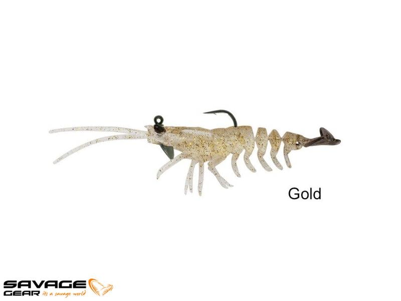 Savage Gear 3D Shrimp RTF 9 cm 7 gr Suni Yem 2 Adet #Gold