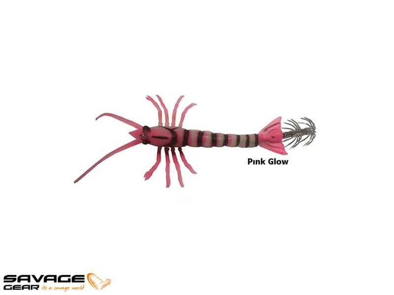 Savage gear 3D TPE Shırımp Egı Jıg 9.2 cm 14 gr Suni Yem #Pınk Glow