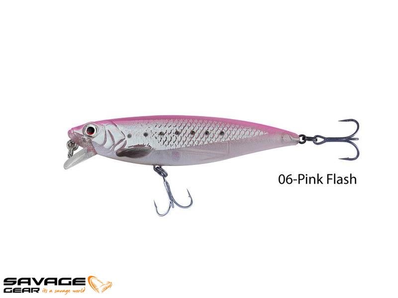Savage gear 3D Twitch Minnow 8cm 10g Suni Yem #06-Pink Flash
