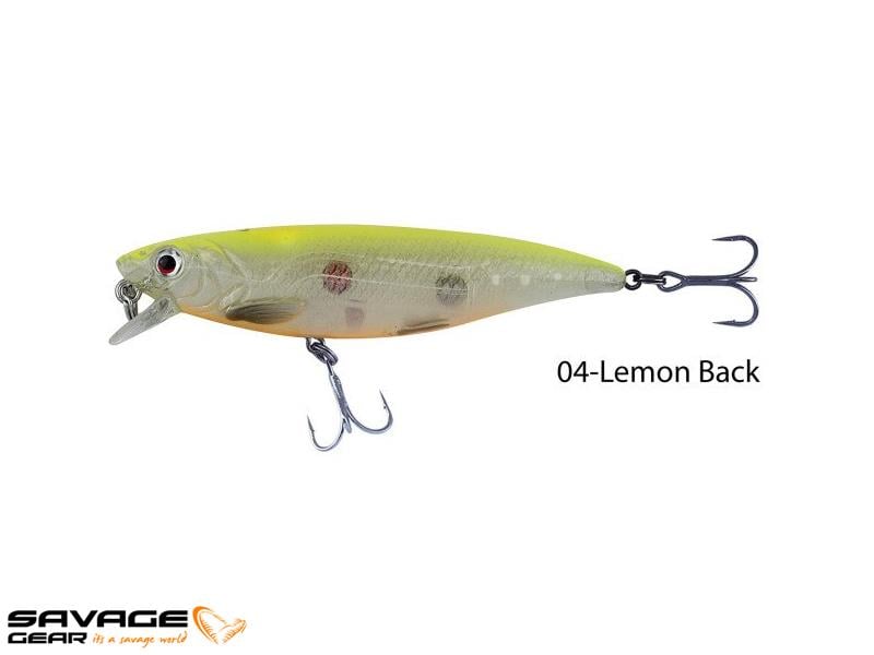 Savage gear 3D Twitch Minnow 8cm 8,5g Suni Yem #04-Lemon Back