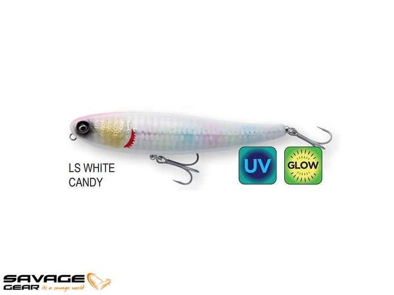 Savage Gear Bullet Mullet 8 cm 8gr Suni Yem #LS White Candy