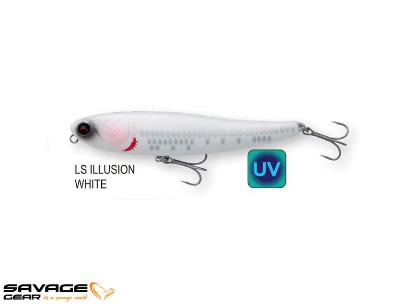 Savage Gear Bullet Mullet 8 cm 8gr Suni Yem #LS Illusion White
