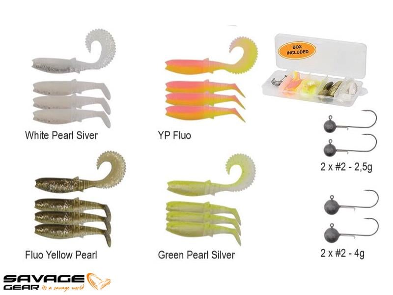 Savage gear Cannibal Box Kit XS 20 Adet Suni Yem