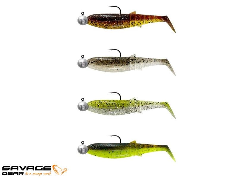 Savage Gear Cannibal Shad 6.8cm 3gr+5gr #1/0 Clear Water 4+4 Adet Suni Yem