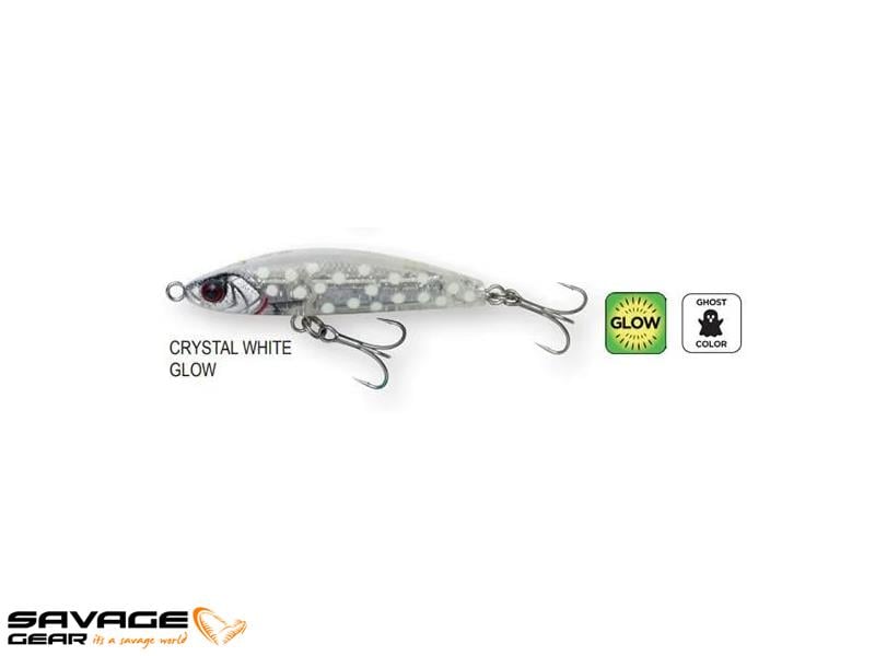 Savage gear Gravity Pencil 5 cm 8 gr Suni Yem #Crystal White Glow